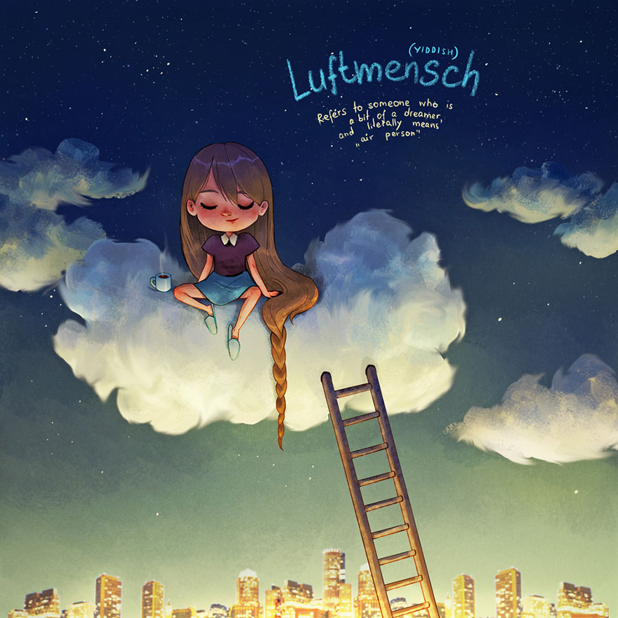 14 Untranslatable Words Turned Into Charming Illustrations