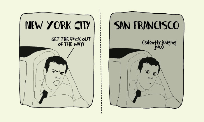 What Is The Difference Between Living in New York and San Francisco?