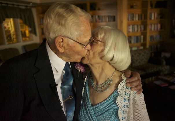 John Deurwaarder, 97, And Alta Lunsford, 78, Both Widowed, Dated For Five Months Before Marriage
