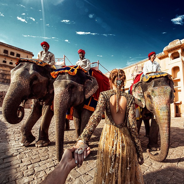 Guy Who Follows His Girlfriend Around The World Goes To India