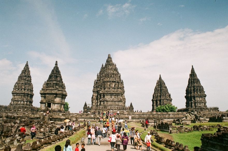 Candi Prambanan Is A 9th-century Hindu Temple Compound In Central Java, Indonesia.