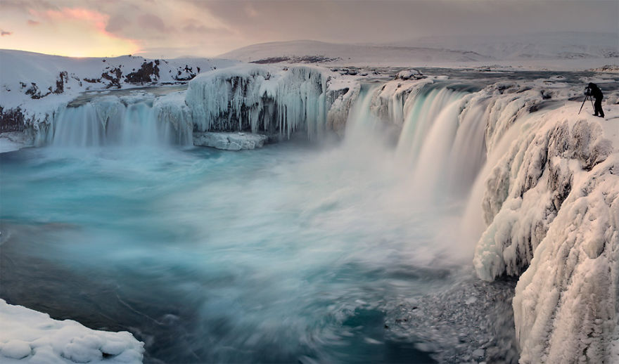 Ice-falls From The North Pole