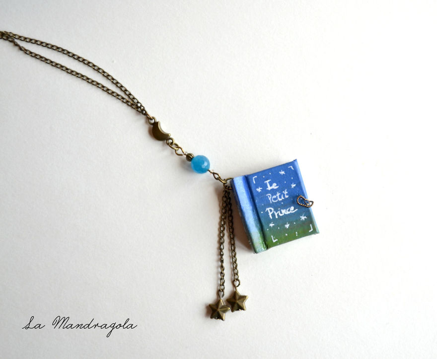 Our Tiny "little Prince" Book Necklace And Stop-motion Video