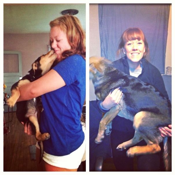 From One Month To Five Months- 80lb Puppy!