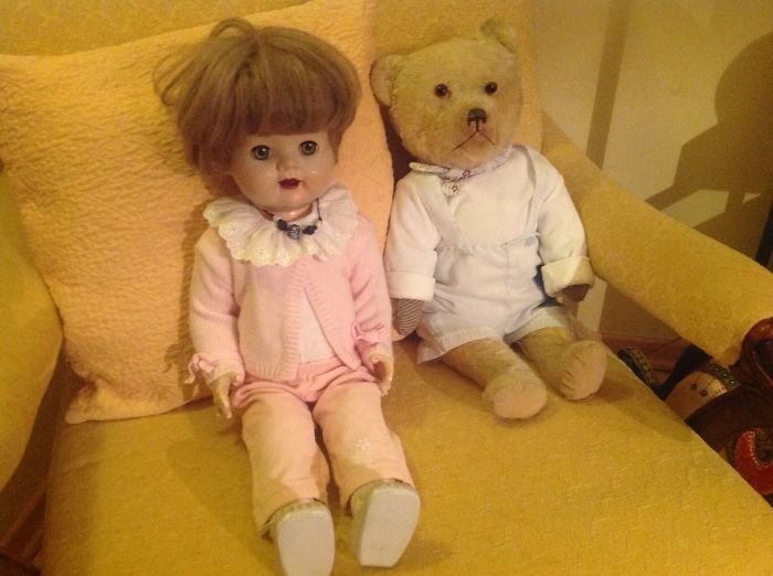 My Doll From Chicago And My Austrian Baer, Both 65 Years Old