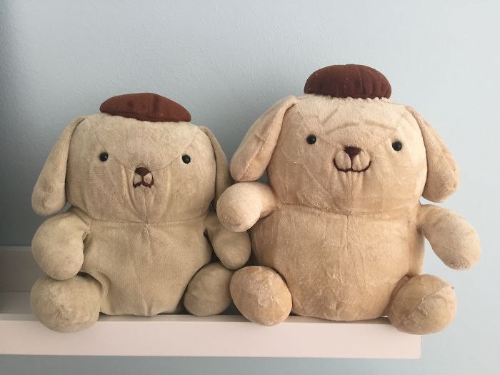 Presenting Pompompurin: Original From 1996 (left) And His Younger Brother From 1998 (right)