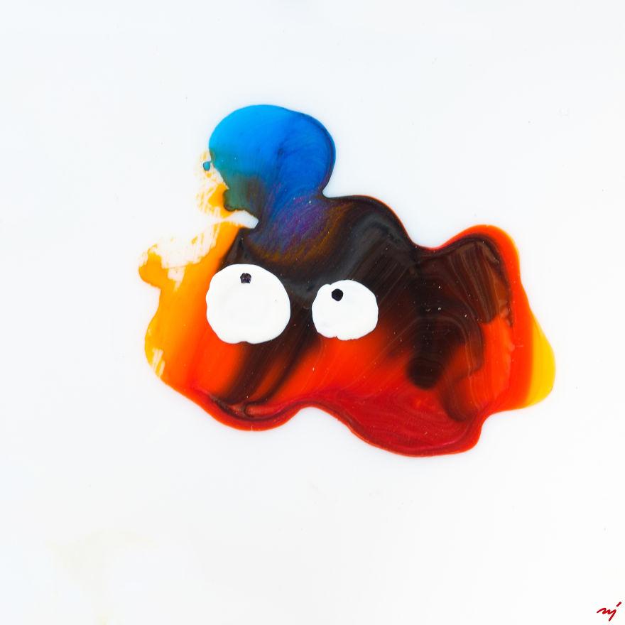 Inklings: Small Creatures Living On Color Palettes