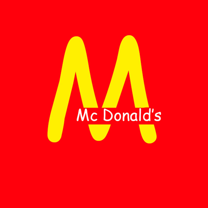 If Famous Logos Were Made By Beginners