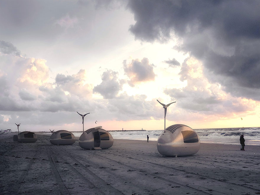 Tiny Wind & Solar Powered Home Lets You Live Off The Grid Anywhere In The World