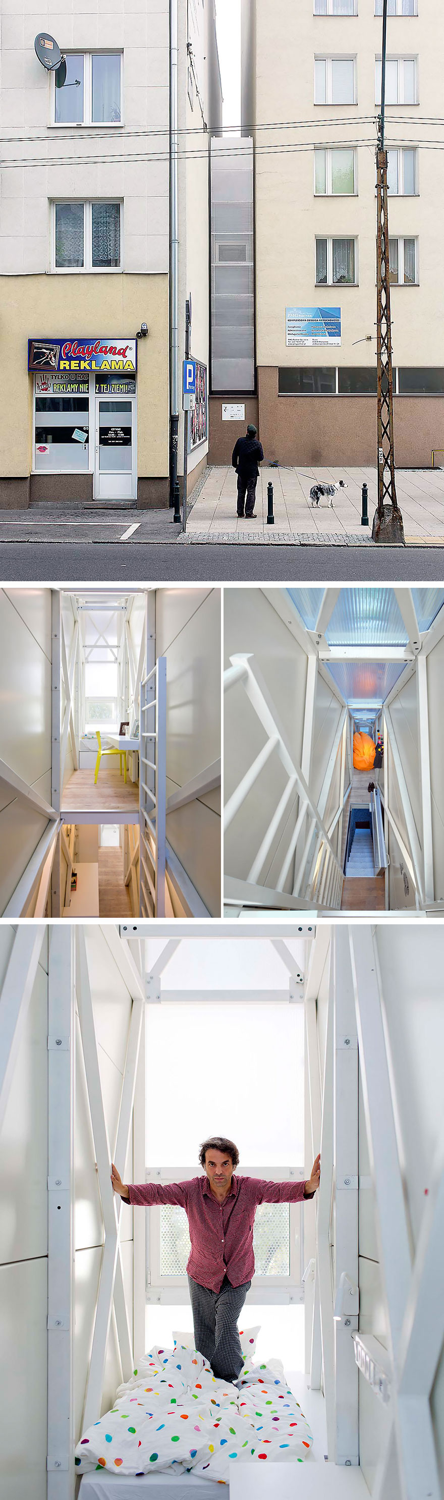 The Keret House in Warsaw