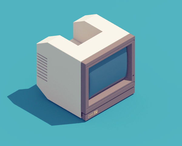 Delightful 3-d Animations Of '90s Electronic Items