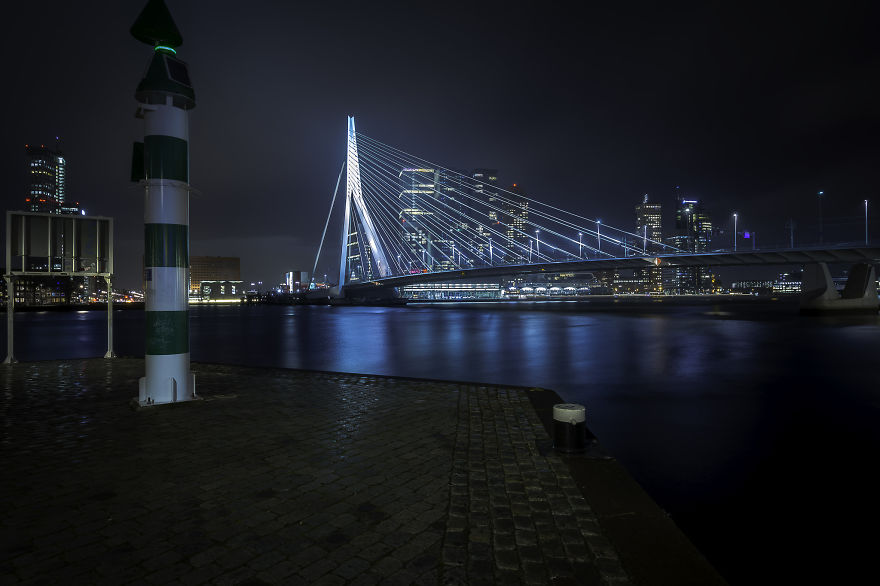 Five Pictures Of Rotterdam - Erasmus Bridge!