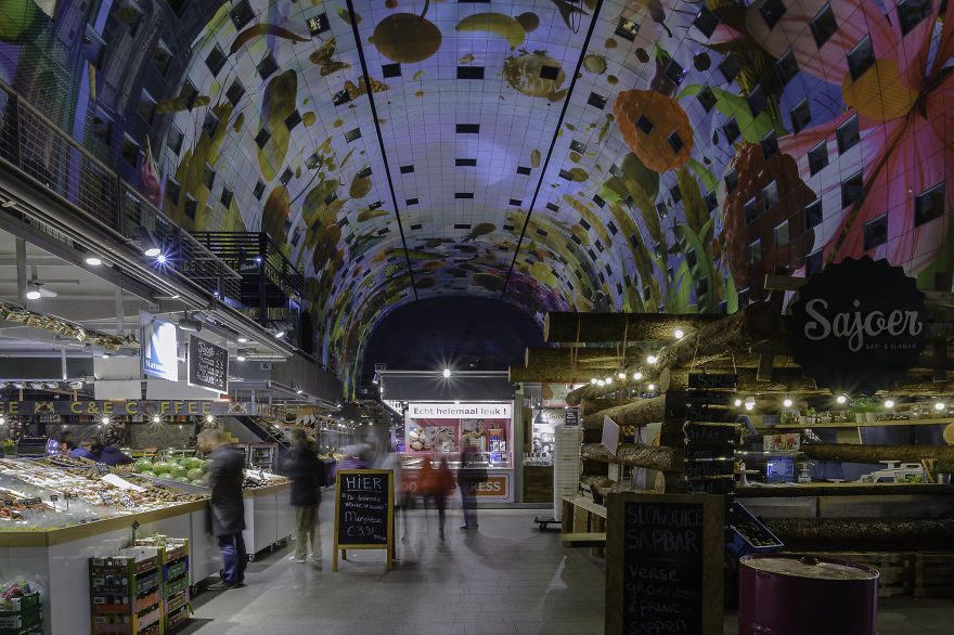Markthal: Enormous Food Market In Rotterdam