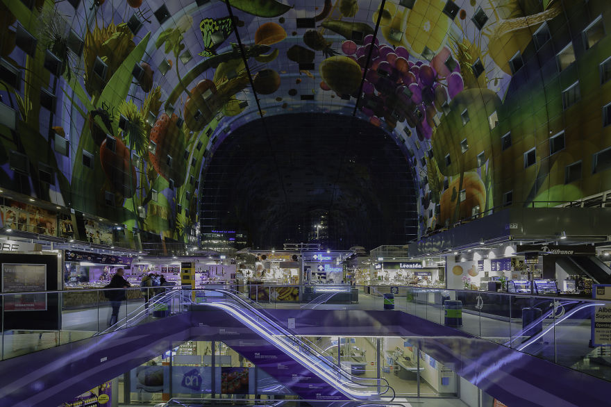 Markthal: Enormous Food Market In Rotterdam