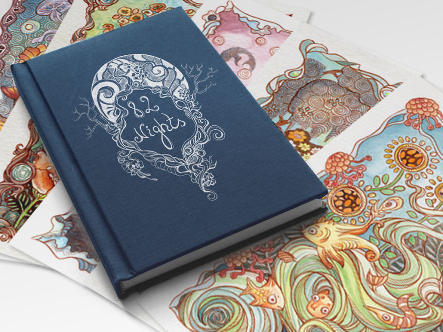 82 Nights: Full-time Mother Creates Illustrated Art-book