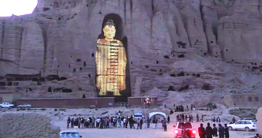 Buddhas Destroyed by Taliban Resurrected As Holograms