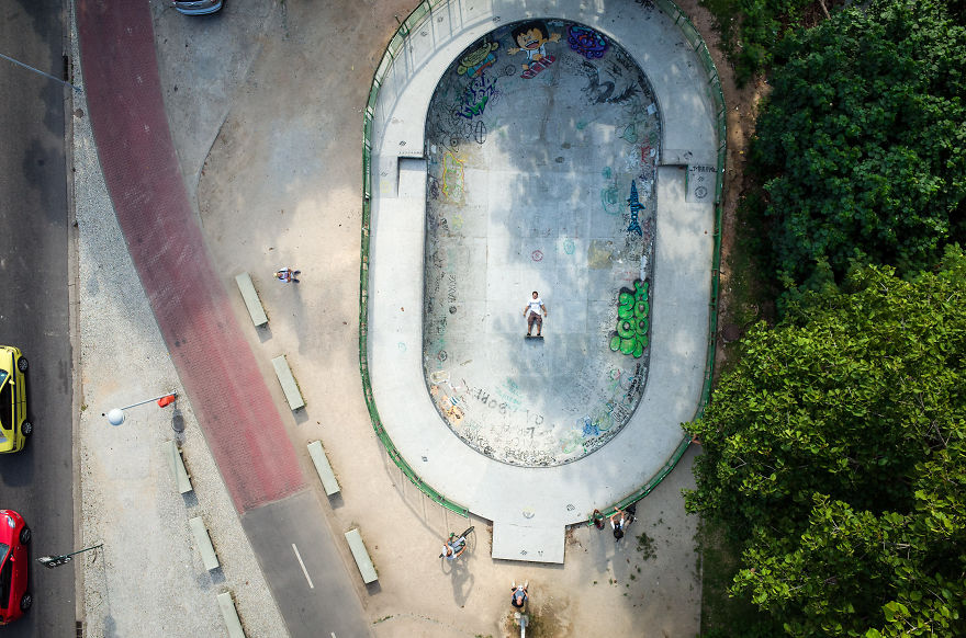 We Shoot Brazilian Athletes From The Sky With A Drone