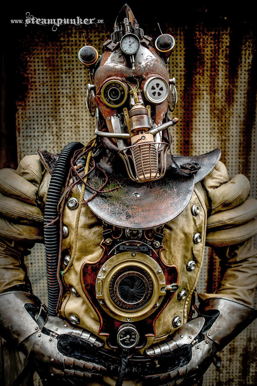 I Hand-Craft Steampunk Costumes From Old Parts For Movies
