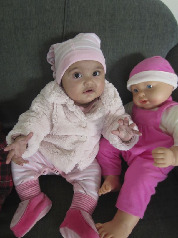 Baby Faith And Her Baby Doll
