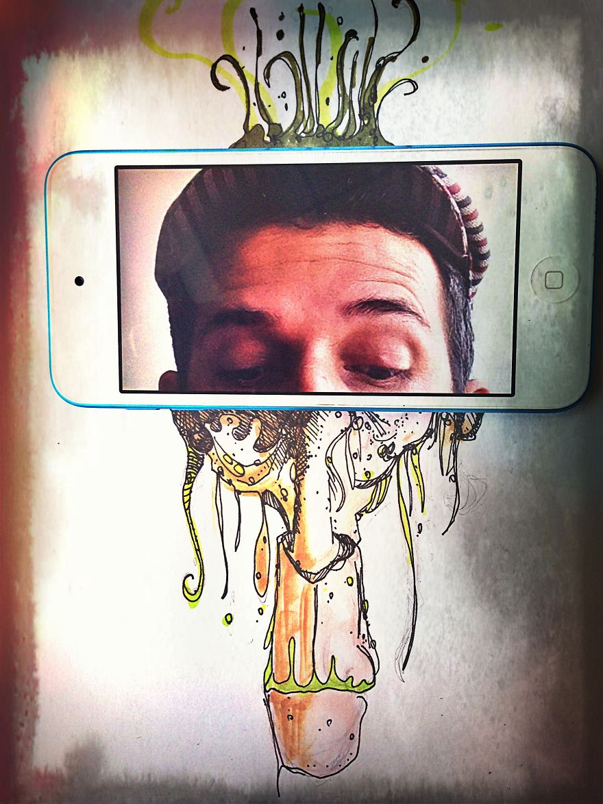 Ibath, Ifinger, Ibarbecue, Iportation... Cartoon Iphone Apps And More From Turkish Artist...