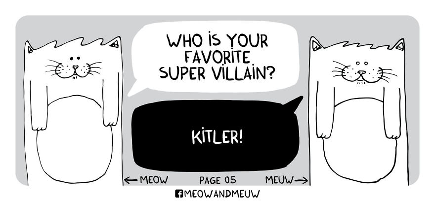 Meow And Meuw: The Cats With Sarcasm