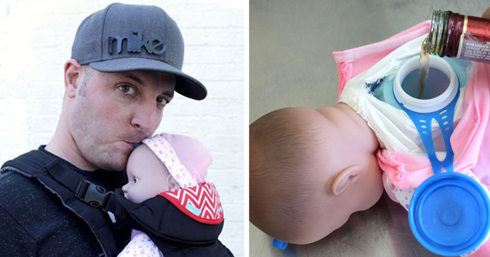 Baby Flask: How To Turn A Baby Doll Into A Beverage Container