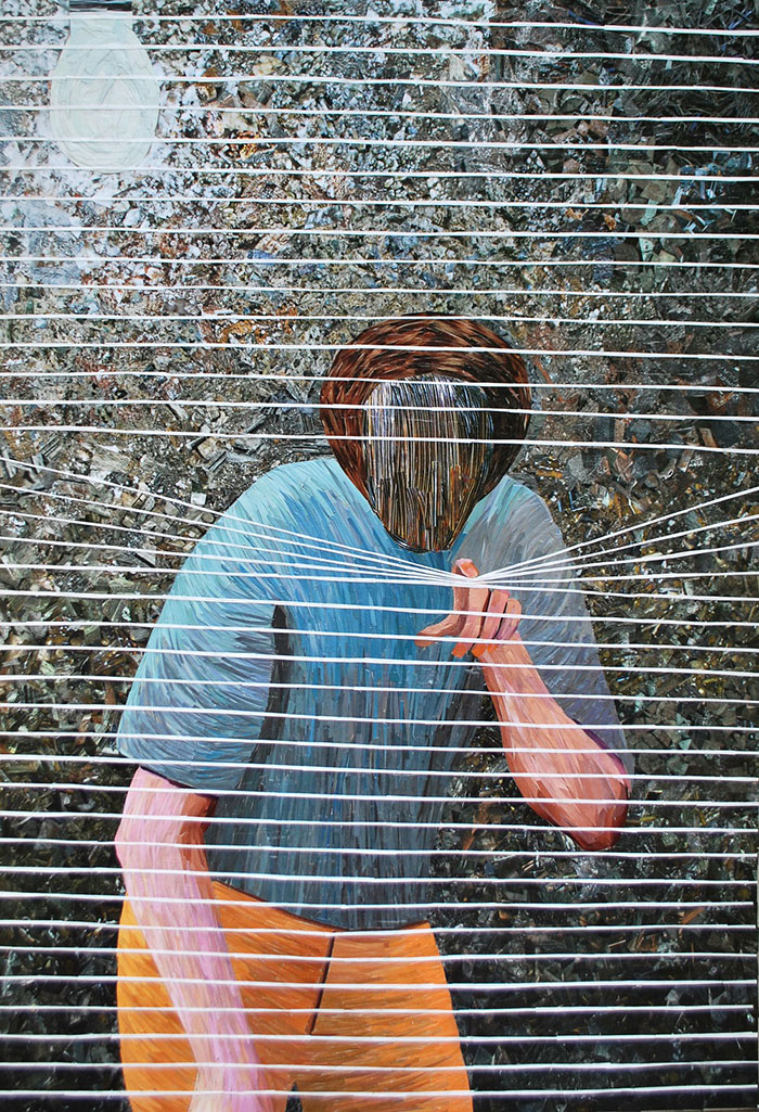 I Create Oil Painting Illusions With 1000s Pieces Of Paper