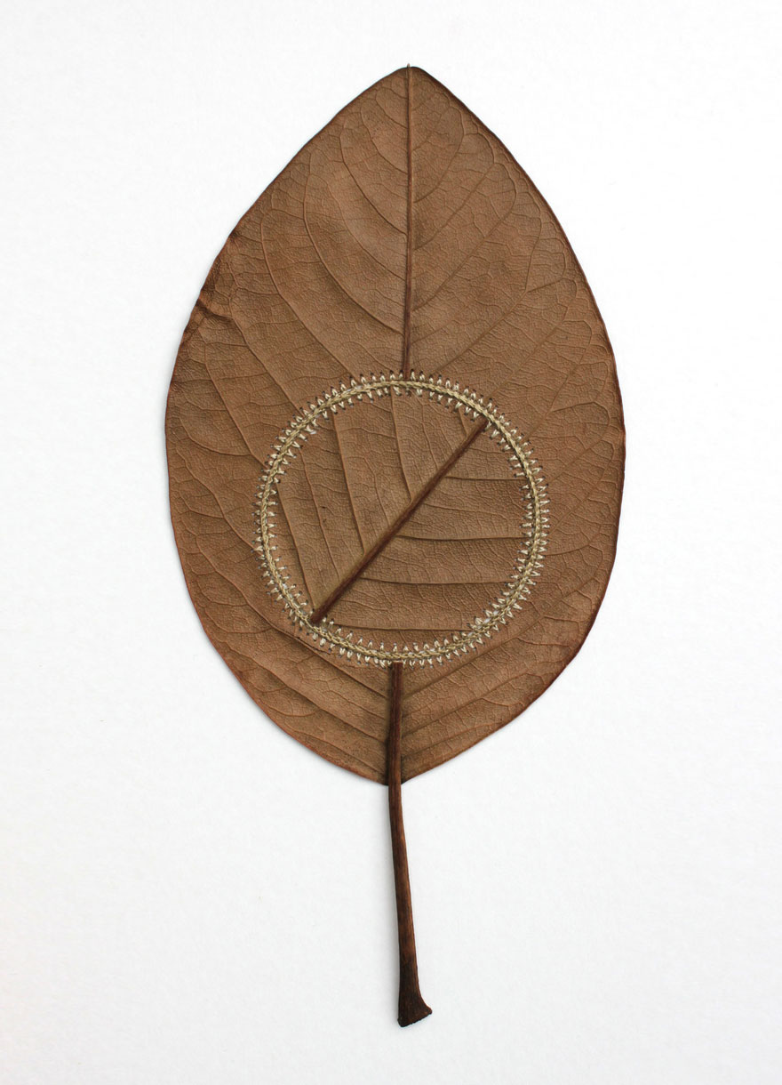 Delicate Crocheted Leaf Sculptures By Susanna Bauer