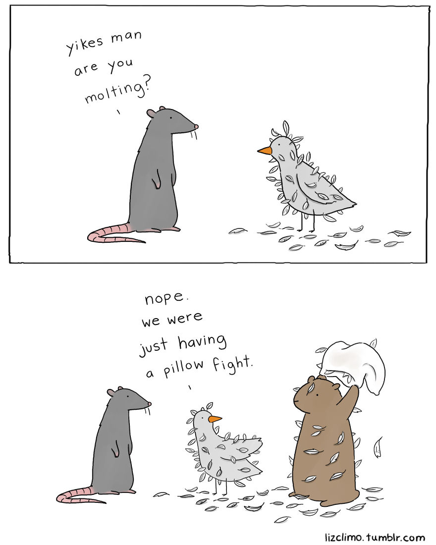 Awkward Everyday Lives Of Animals By Simpsons Illustrator Liz Climo