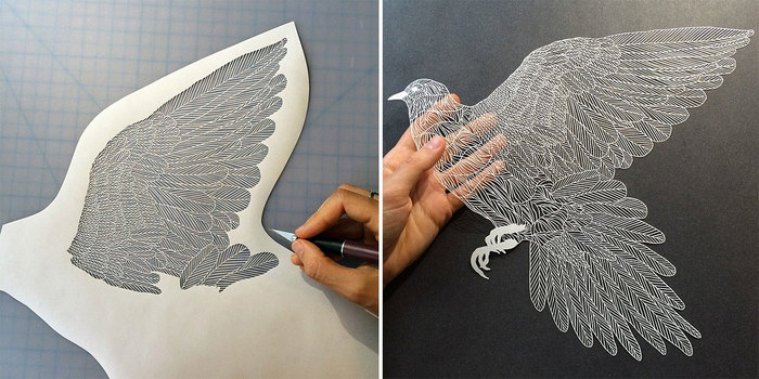 Incredibly Intricate Hand-Cut Paper Art By Maude White | Bored Panda