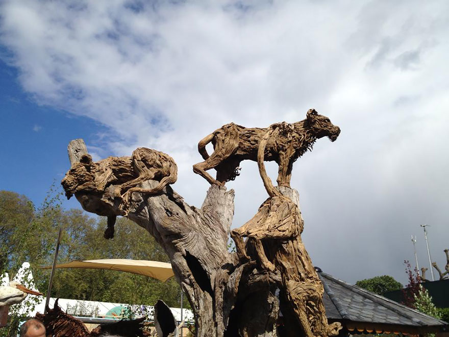 Driftwood Dragons And Beast Sculptures By James Doran-Webb