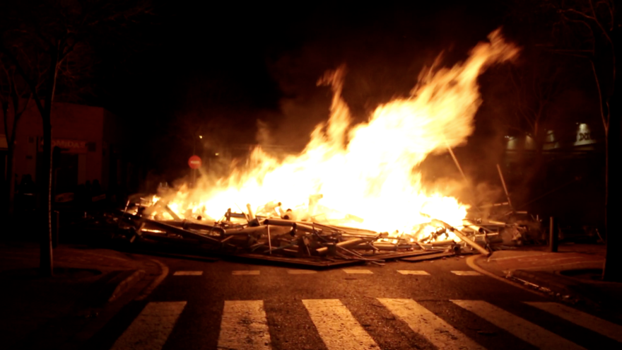 We Built A Cardboard Installation And Burned It To Mark The Fight Between Modernity And Tradition