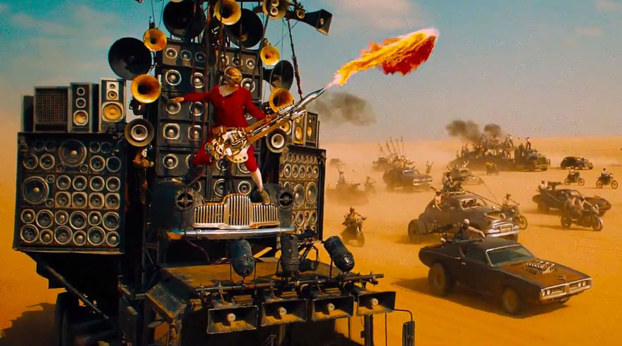 Guy Builds Flamethrower Ukulele Inspired By Guitar Used In 'Mad Max'
