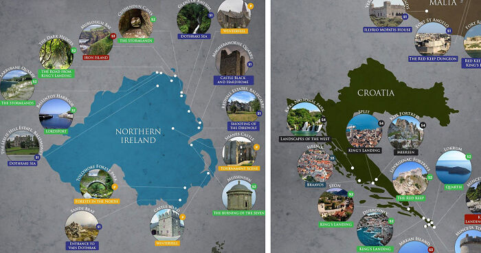 Game Of Thrones Filming Locations In Real Life Bored Panda