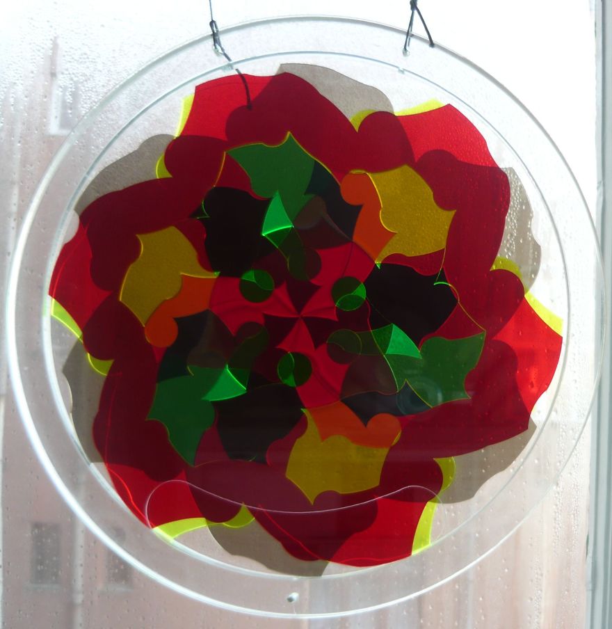 Crystal Flower: My Color-mixing Two-layered Puzzle