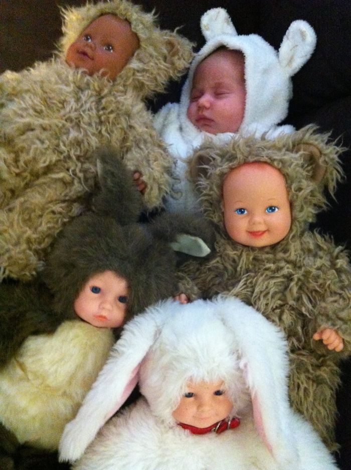 Baby And Look Alike Doll