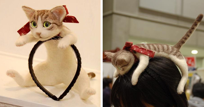 CATS Teardrop Self Tie Headband