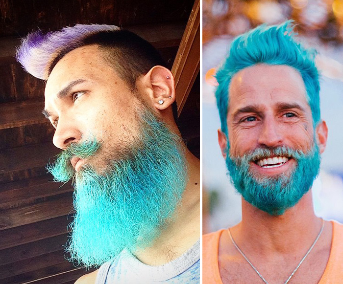 Merman Trend: Men Are Dyeing Their Hair With Incredibly Vivid Colors