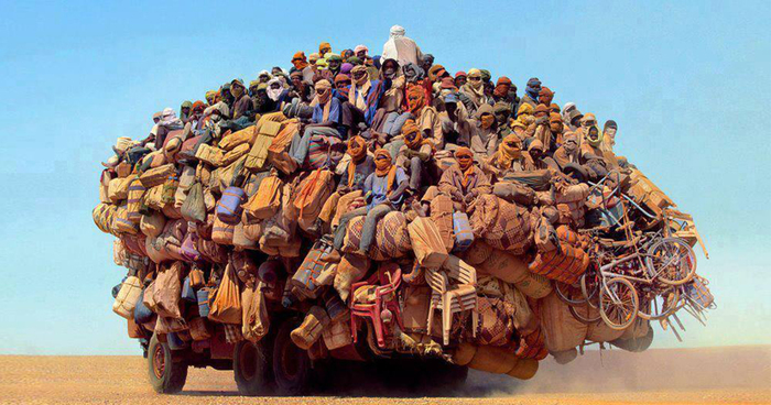 Overloaded Vehicles of Burden in Asia - My Several Worlds