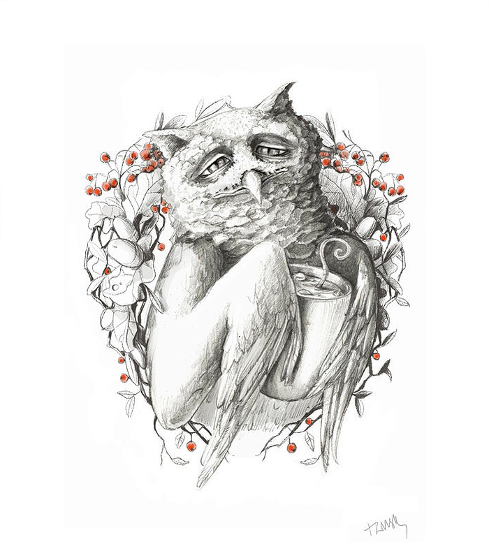 pencil-ink-drawings-old-winter-fairy-tales-adamova-marina5