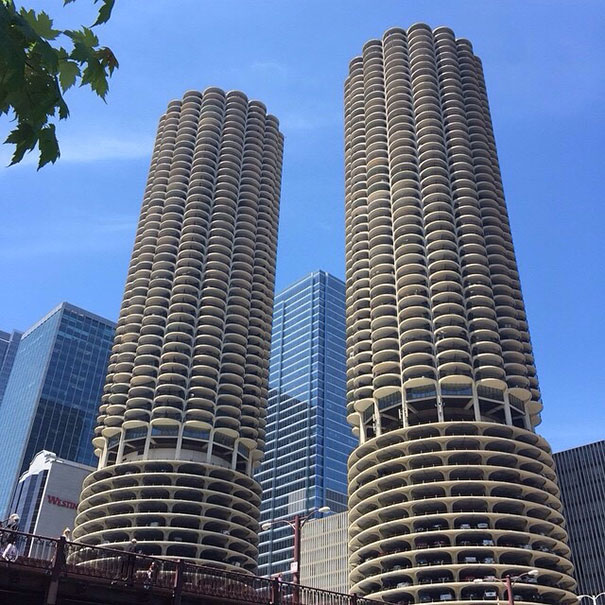 The Marina Towers In Chicago