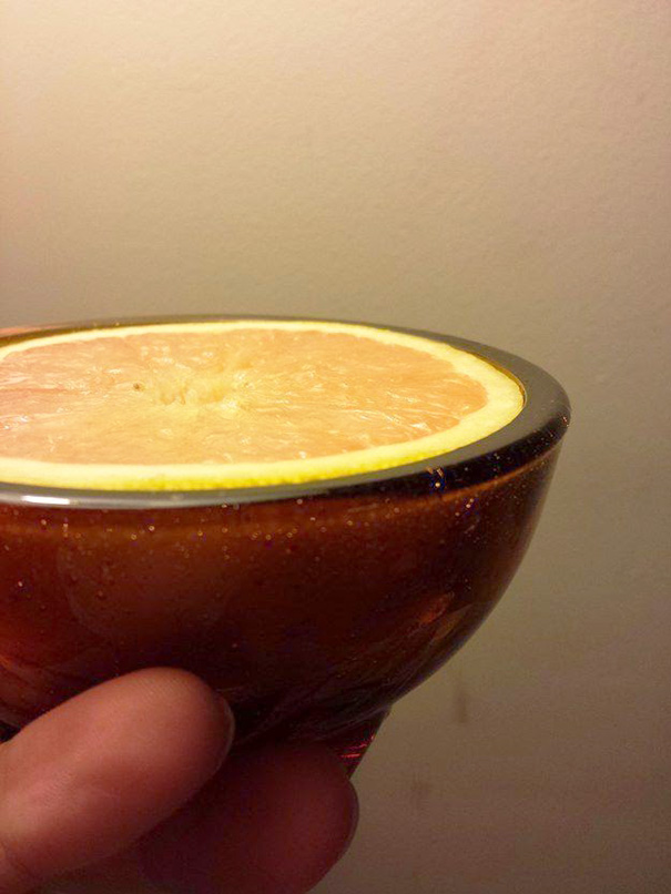 This Grapefruit Fits Perfectly In This Bowl