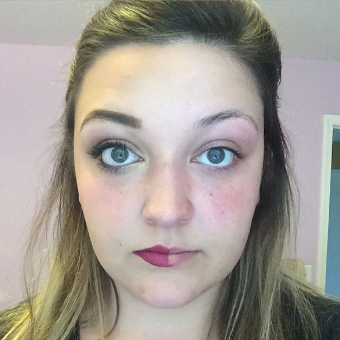 Women Post Selfies With Half-Made-Up Faces To Fight Makeup Shaming