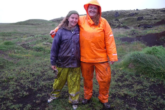 #distractinglysexy Digging At The Foot Of A Volcano. No Worries, The Rain Washed The Tears Away