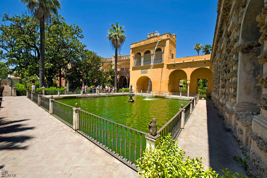 Royal Palace Of Dorne: Gardens Of The Real Alcázar Palace, Seville, Spain