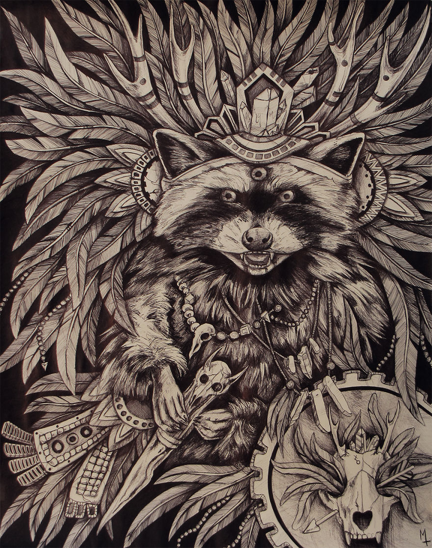 My Illustrations Inspired By The Dark Side Of Human Beings