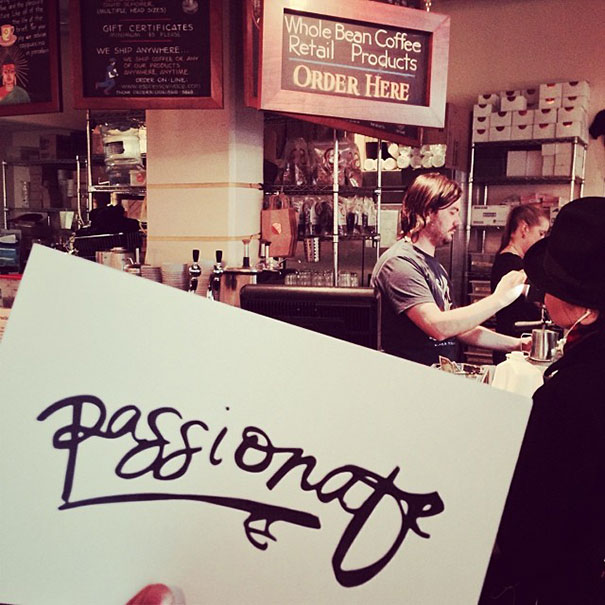Barista Was So Passionate About His Job, Vivace Espresso, Seattle, Washinton