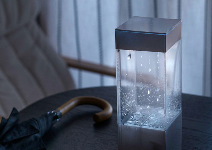 This Box Shows Tomorrow’s Weather On Your Table With REAL Rain And Clouds