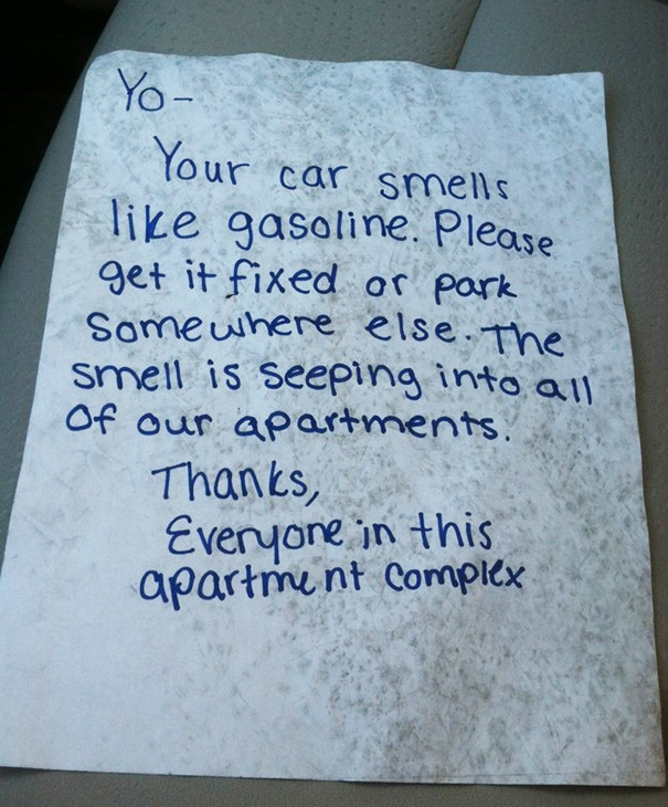 Someone Put This On The Windshield Of Our Electric Car