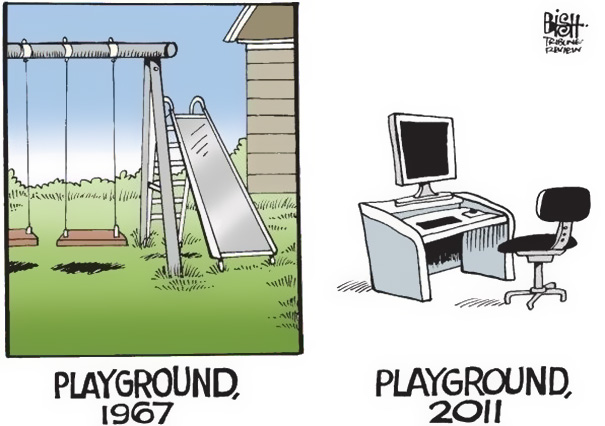 Playground Then And Now